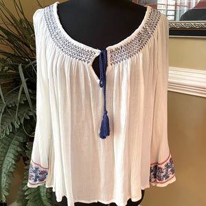 NWT Joe & Elle Peasant Top - Sz M